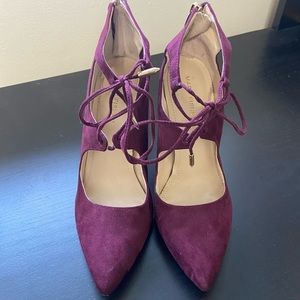 Marc Fisher lace-up heels (7.5)